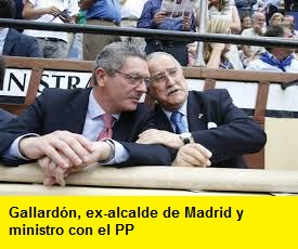 gallardon en los toros